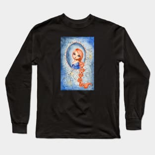 Pumpkins In Her Hair Long Sleeve T-Shirt